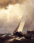 William Bradford Rough Seas painting
